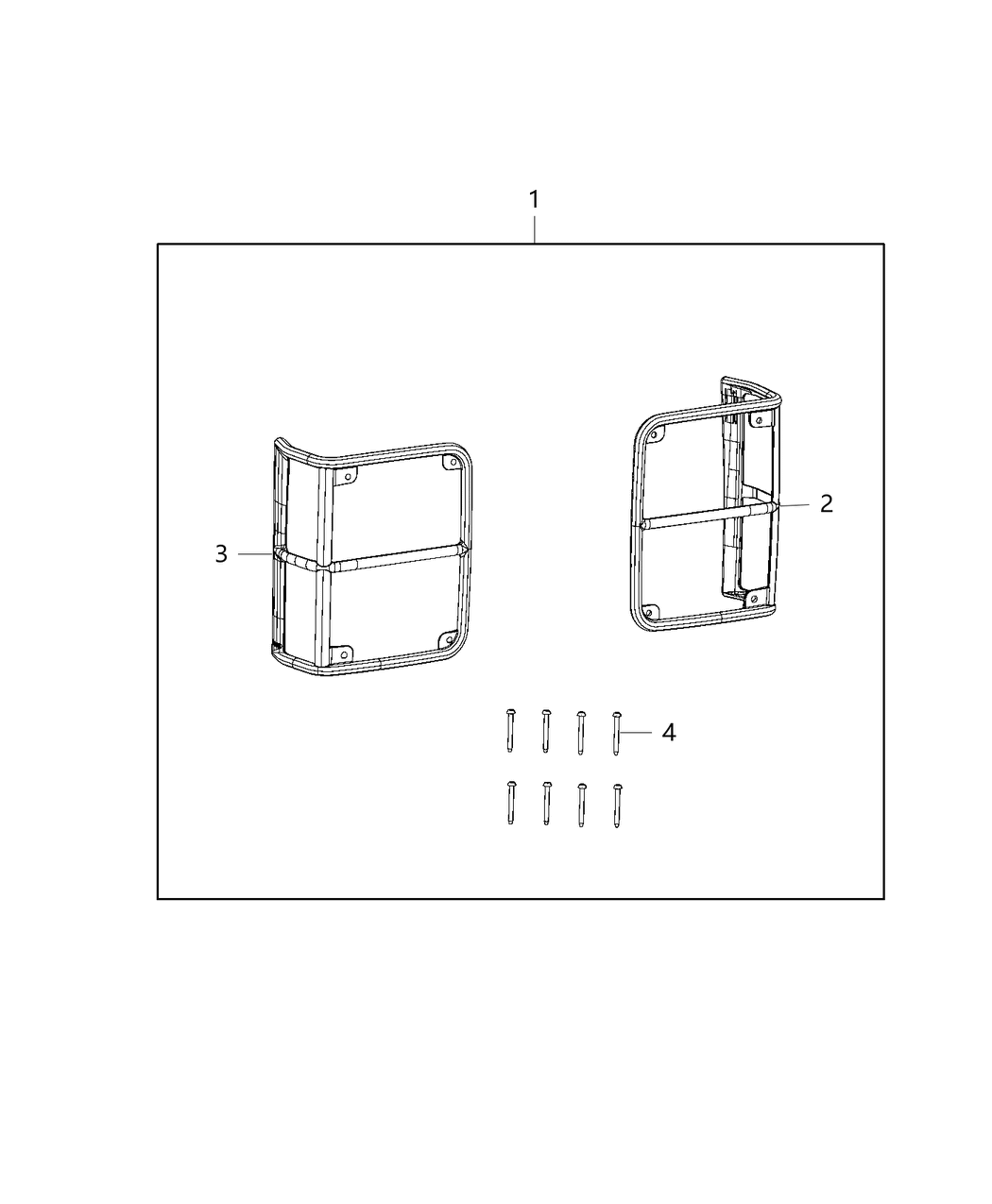 Mopar 82210268AC Guard Kit Light