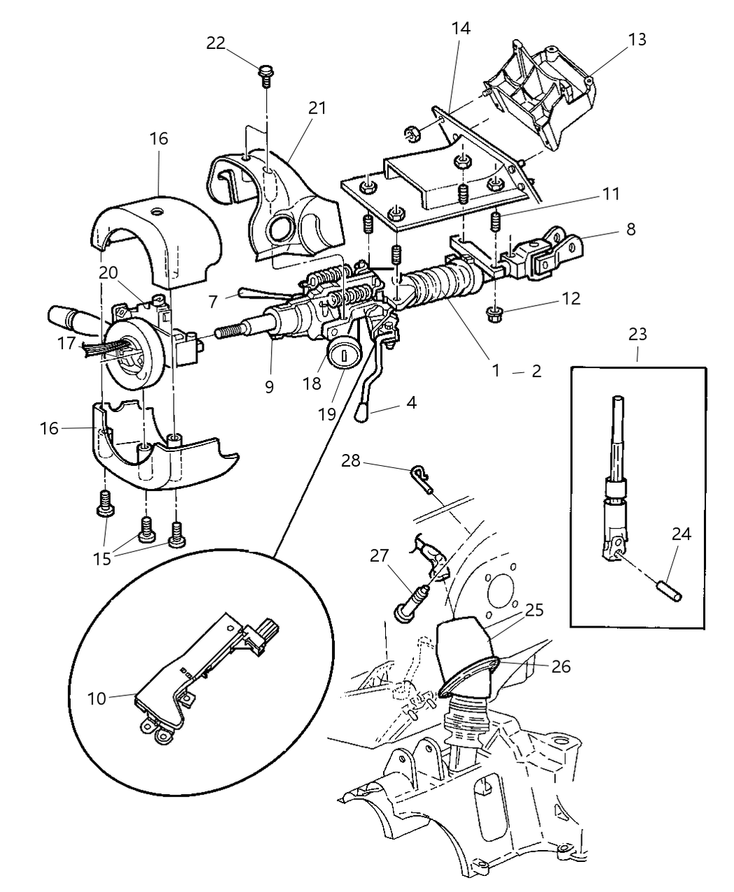 Mopar 5057060AA Lever Gearshift
