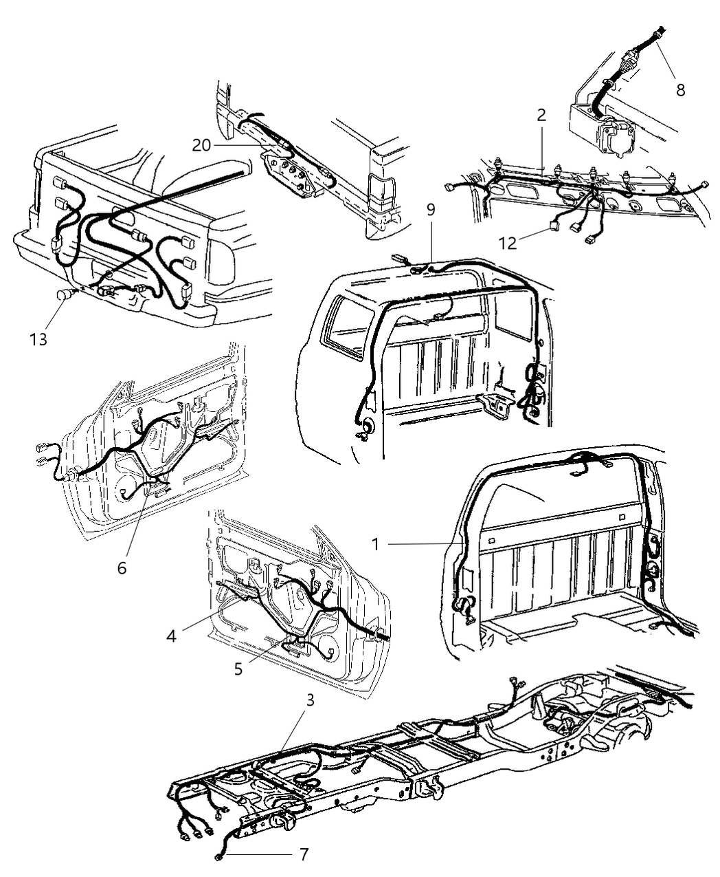 Mopar 56021994AB Wiring Temperature Sensor Jumper