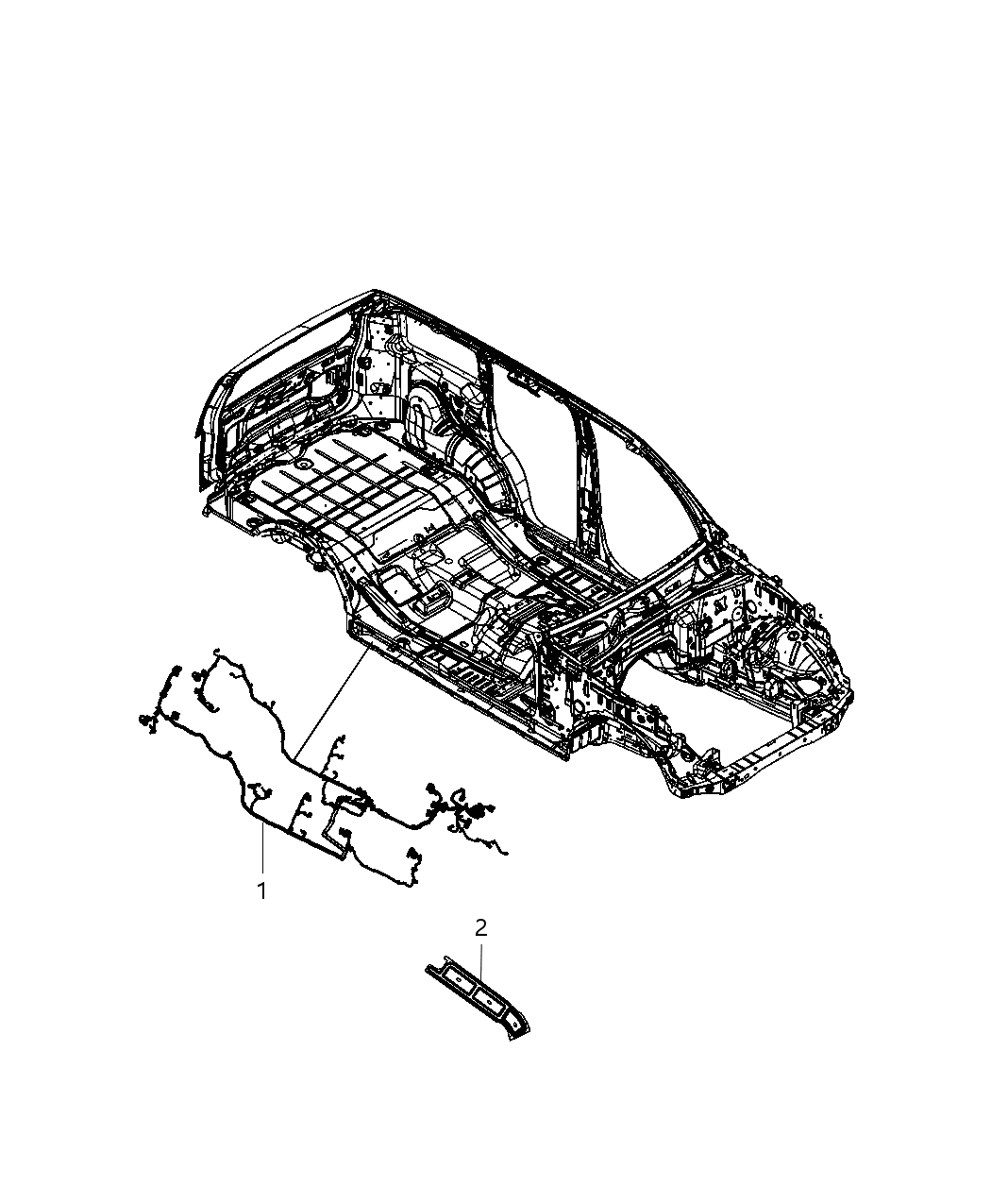 Mopar 68090838AC Wiring Body
