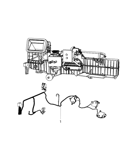 2019 Ram 3500 Cab Chassis Wiring - A/C & Heater Diagram