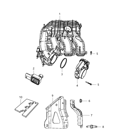 2014 Ram C/V Intake Manifold Diagram 2 - Thumbnail