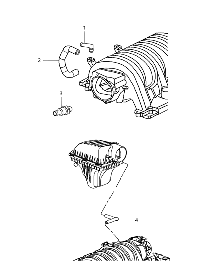 2010 Dodge Challenger Crankcase Ventilation Diagram 4 - Thumbnail