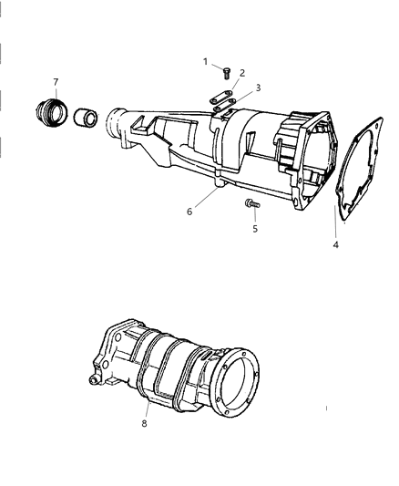 1999 Dodge Dakota Extension Diagram 1 - Thumbnail