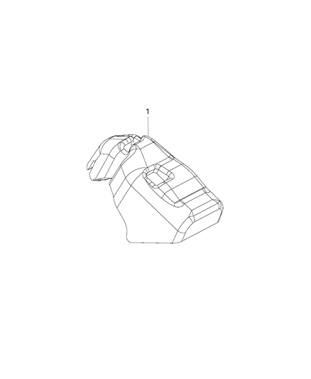 2020 Ram 3500 Cab Chassis Engine Cover & Related Parts Diagram 1 - Thumbnail