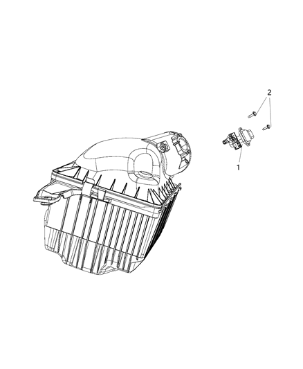 2012 Ram 3500 Pickup Sensors Air Cleaner Diagram