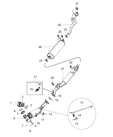 2016 Ram 1500 Exhaust System Diagram 4 - Thumbnail