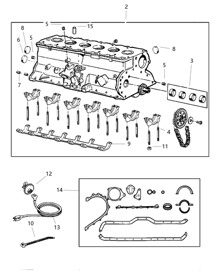 2003 Jeep Wrangler Cylinder Block Diagram 2 - Thumbnail
