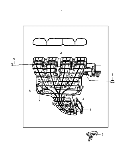 2013 Dodge Journey Intake Manifold Diagram 2 - Thumbnail