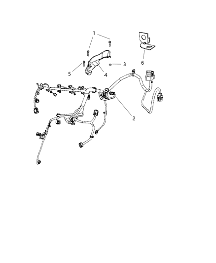2008 Jeep Patriot Wiring Powertrain Diagram for 5148312AA