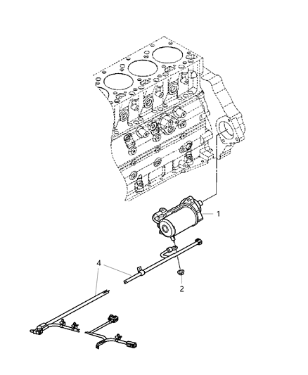 2004 Dodge Ram 2500 Starter Diagram 1 - Thumbnail