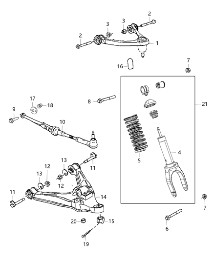 2017 Dodge Viper Suspension - Rear Diagram 2 - Thumbnail