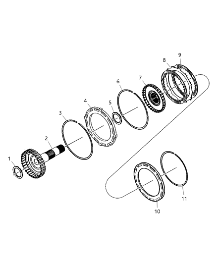 2002 Jeep Grand Cherokee Overdrive Gear Train Diagram 2 - Thumbnail