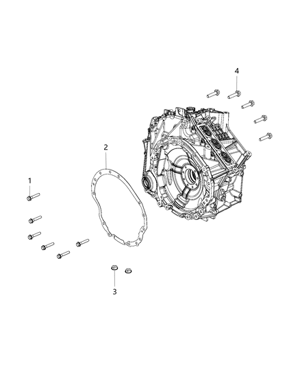 2020 Chrysler Voyager Mounting Hardware Diagram 2 - Thumbnail