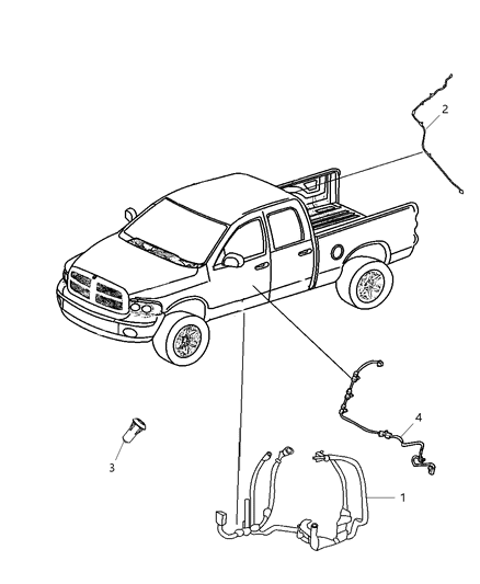 2011 Ram 2500 Wiring Body Diagram for 68072648AB