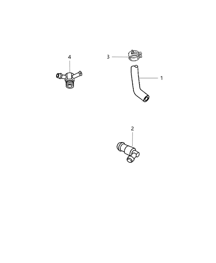2006 Dodge Caravan Crankcase Ventilation Diagram 1 - Thumbnail