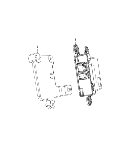 2020 Dodge Durango Modules, Body Diagram 6 - Thumbnail
