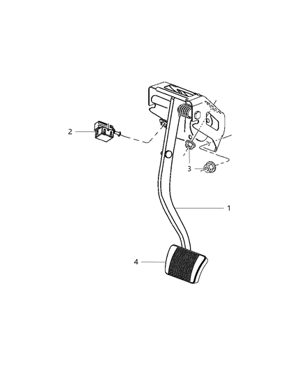2012 Dodge Challenger Brake Pedals Diagram