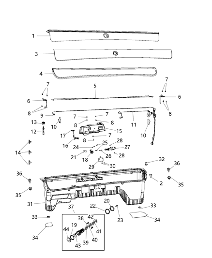 2015 Ram 3500 Pickup Ram Box Diagram