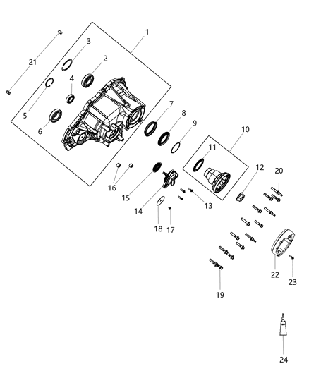 2015 Jeep Grand Cherokee Indicator Switch Diagram for 68071234AA