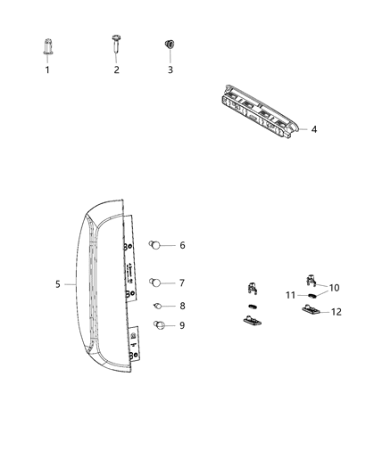 2018 Ram ProMaster City Socket, Rear Diagram for 68263914AA