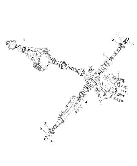 2021 Ram 1500 O-Ring Diagram for 68531556AA