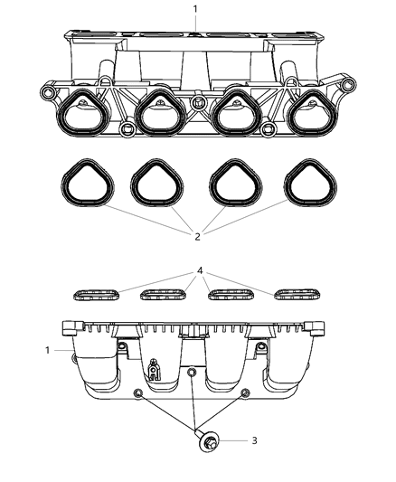 2009 Chrysler PT Cruiser Intake Manifold Diagram 3 - Thumbnail