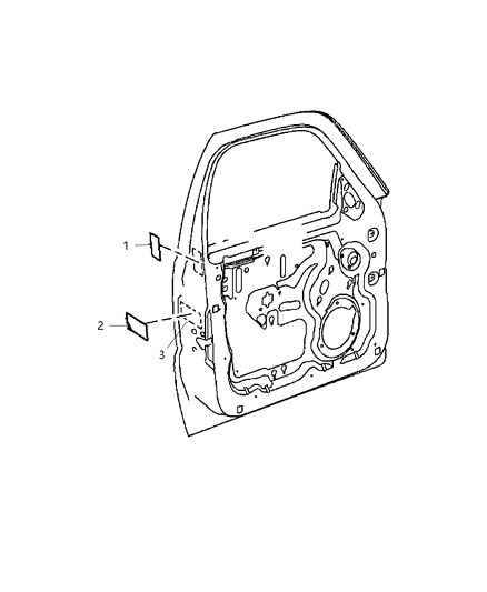 2009 Dodge Nitro Label Mercury Warning Diagram for 5020527AB
