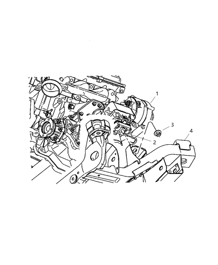 2005 Dodge Magnum Mount To Cradle Diagram 2 - Thumbnail