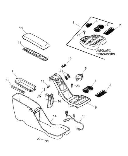 2003 Dodge Durango Switch Diagram for 56045098AB