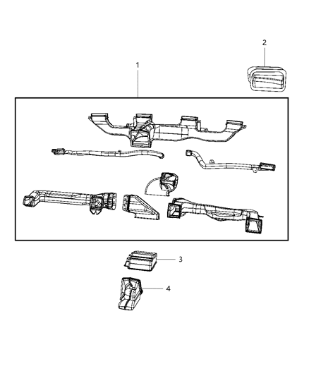 2010 Dodge Ram 3500 Cab Chassis Air Ducts Diagram