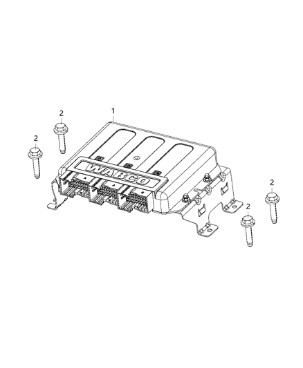 2020 Ram 3500 Pickup Modules, Body Diagram 1 - Thumbnail