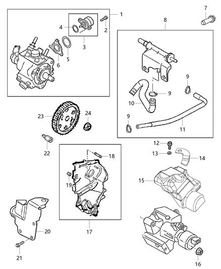 2015 Jeep Cherokee Bushing Diagram for 68093372AA