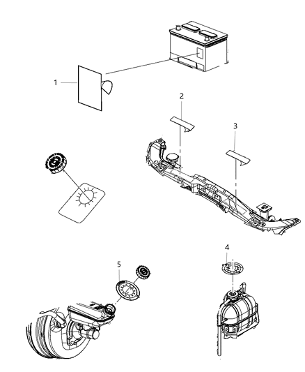 2015 Ram C/V Engine Compartment Diagram