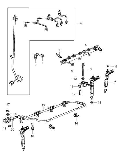 2012 Ram C/V Fuel Rail Diagram 1 - Thumbnail