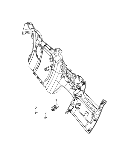 2021 Jeep Gladiator Sensors - Body Diagram 1 - Thumbnail