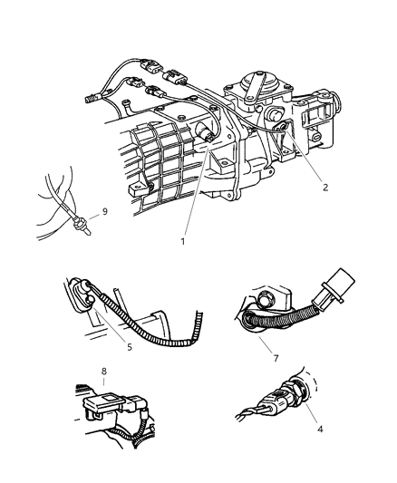 1997 Dodge Viper Sensors Diagram