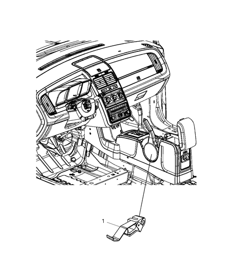 2011 Dodge Journey Switches Console Diagram