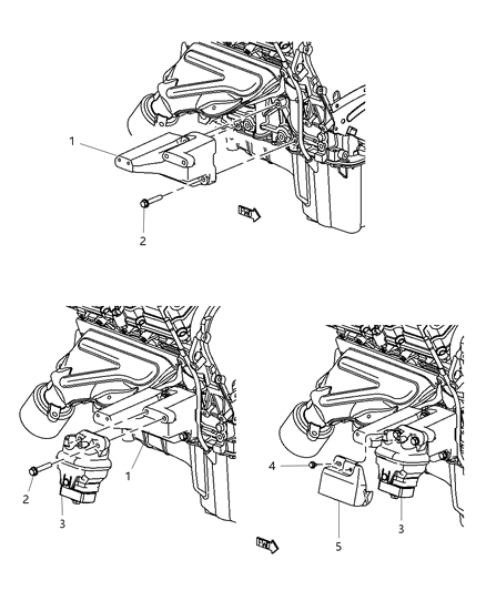 2008 Dodge Magnum Engine Mounting Diagram 5 - Thumbnail