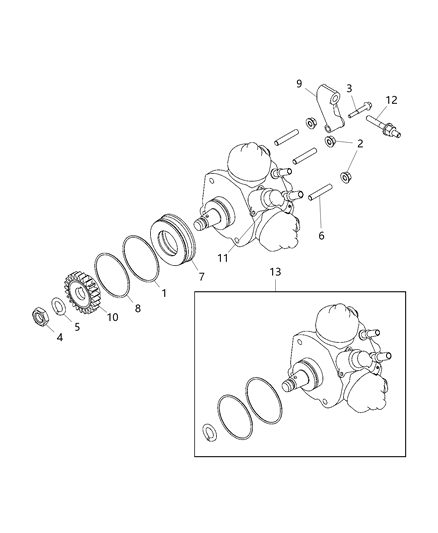 2019 Ram 3500 Cab Chassis Fuel Injection Pump Diagram