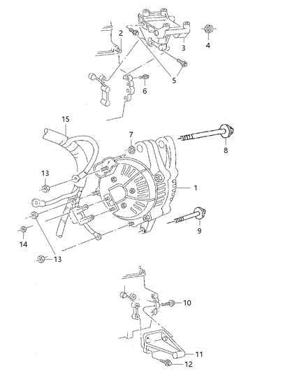 1998 Jeep Grand Cherokee Battery Cable Diagram for 56009115AB