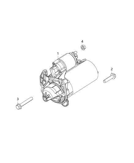 2021 Jeep Wrangler Starter & Related Parts Diagram 5 - Thumbnail