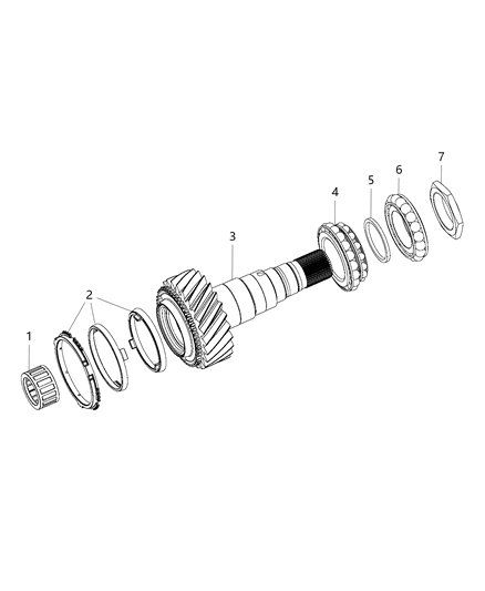 2020 Jeep Wrangler Gear Train Diagram 7 - Thumbnail