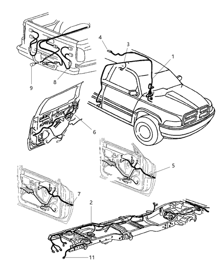 1998 Dodge Ram 3500 Wiring Temperature Sensor Jumper Diagram for 56020189