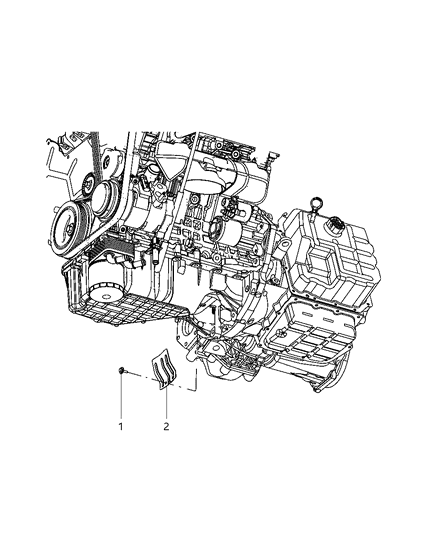 2008 Chrysler Pacifica Mounting Covers And Shields Diagram 2 - Thumbnail