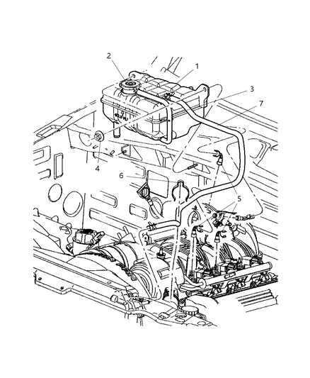 2005 Jeep Liberty Coolant Tank Diagram 2 - Thumbnail