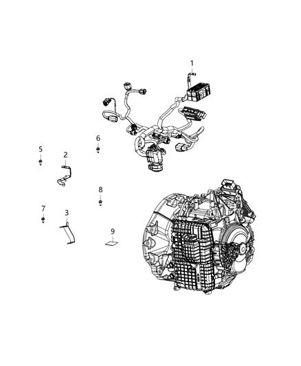 2020 Jeep Cherokee Wiring, Automatic Transmission Diagram 3 - Thumbnail