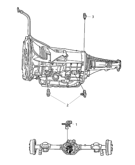 2019 Ram 5500 Sensors - Drivetrain Diagram