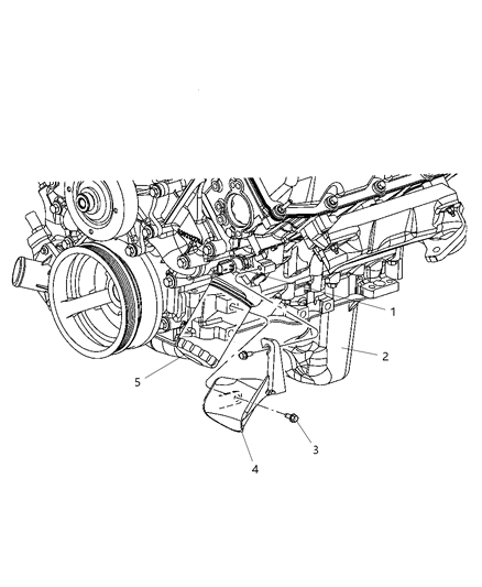 2007 Jeep Commander Oil Filter And Splash Guard Diagram 3 - Thumbnail