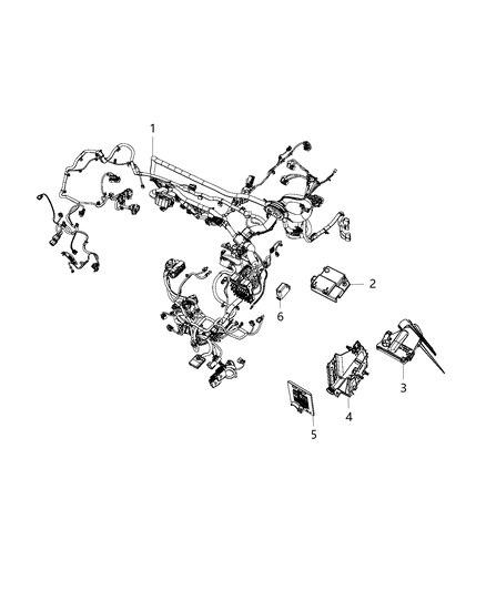 2018 Jeep Compass Relay Micro 20 Amp Diagram for 68200489AA